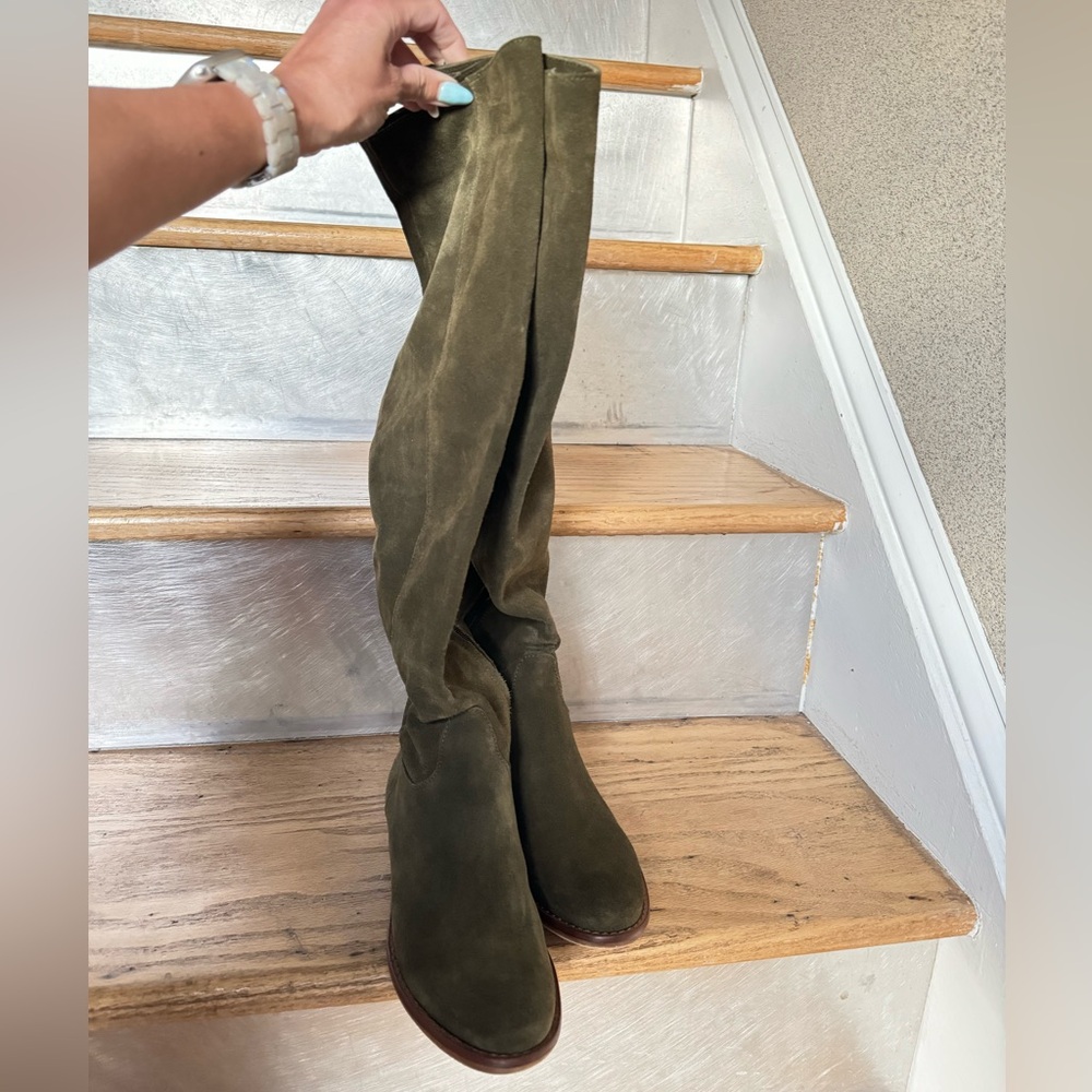 8 by YOOX Boots, US6, genuine suede, pre-owned